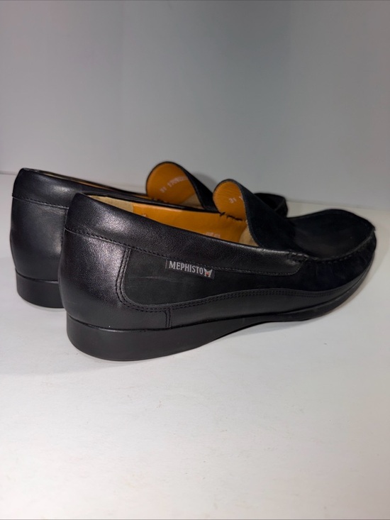 Mephisto Cool Air Men\'s size 11 uS Black Leather Suede Loafer casual s main image 6